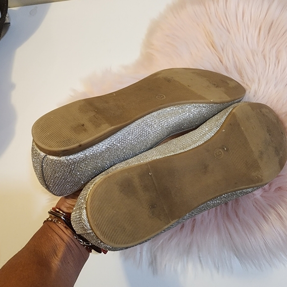 Xappeal women's glitter ballet flat shoes size 9 - Picture 3 of 11